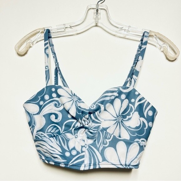 Free People Movement Double Take Printed Crop Top in Floral Combo S NWOT - Picture 14 of 15